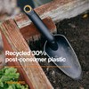 Fiskars Eco Trowel with Curved Spade, Ergonomic Handle, UV Resistance,