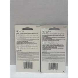 Revlon Lot 2 Revlon Brow Shaping Scissor & Brush Trimming Kit Accurate Brow Trimming