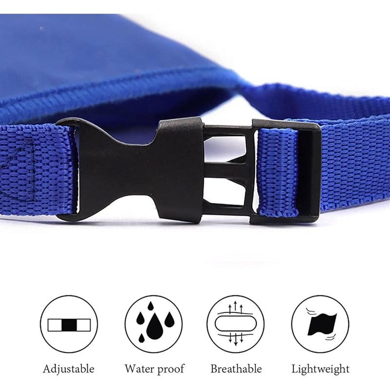 Soft Anti-Biting Barking Chewing Muzzle, Breathable Waterproof Adjustable Muzzle for