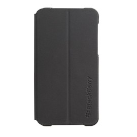 BlackBerry OEM Leather Flip Shell Pocket for BlackBerry Z10 - Black