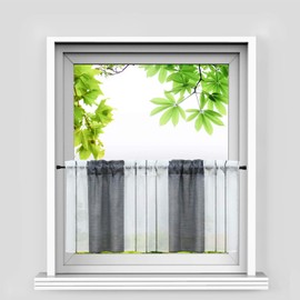 Heichkell Panel Curtain with Striped Design