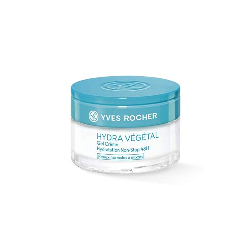 Yves Rocher Gel Crema Non-Stop, 48 h Hidratacion, 50 ml