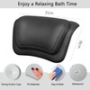 Koelaa Bath Pillow, Waterproof Bath Pillow, 3D Ergonomic Bathtub Pillow,