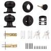 Probrico Entry Door Knob and Single Cylinder Deadbolt Lock Combo