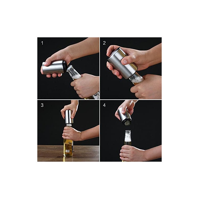 Gifts 4 Guys Premium Magnetic Bottle Opener (Red)