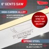 Beechwood Handle 6" Gents Saw - by Footprint Tools. Hardened