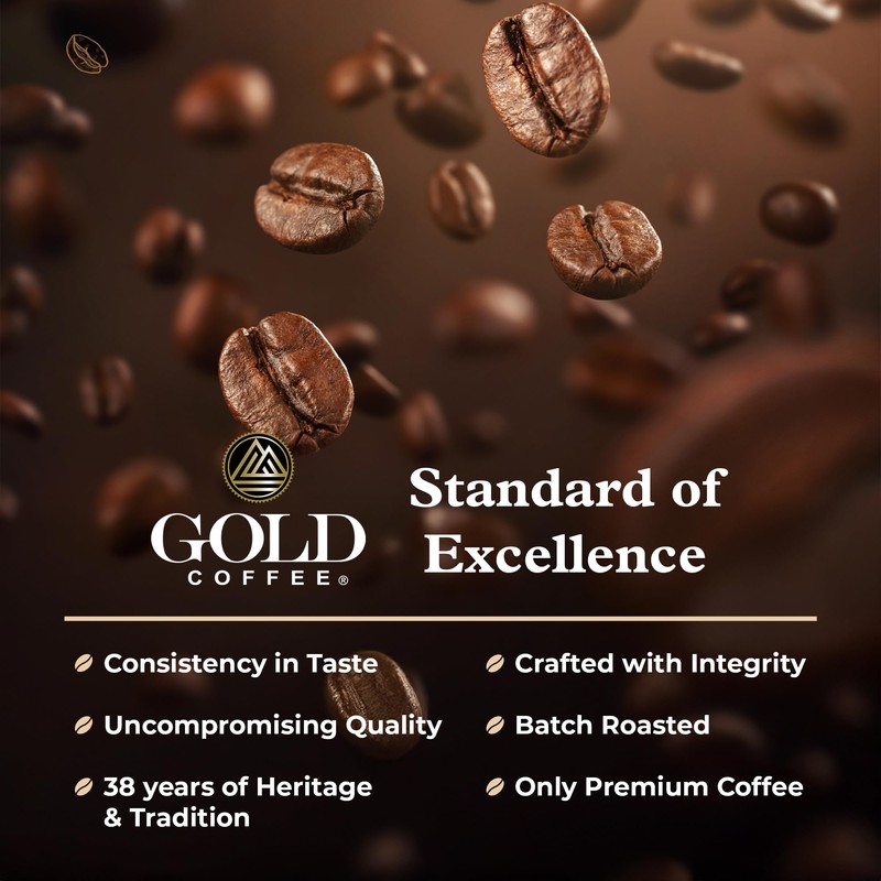 Gold Coffee | Premium Colombia Huila, Medium Roast Ground |