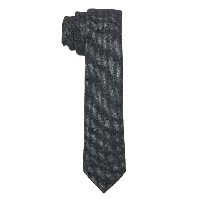 DonDon Men's Tie 6 cm Cotton Plain Checked and Polka
