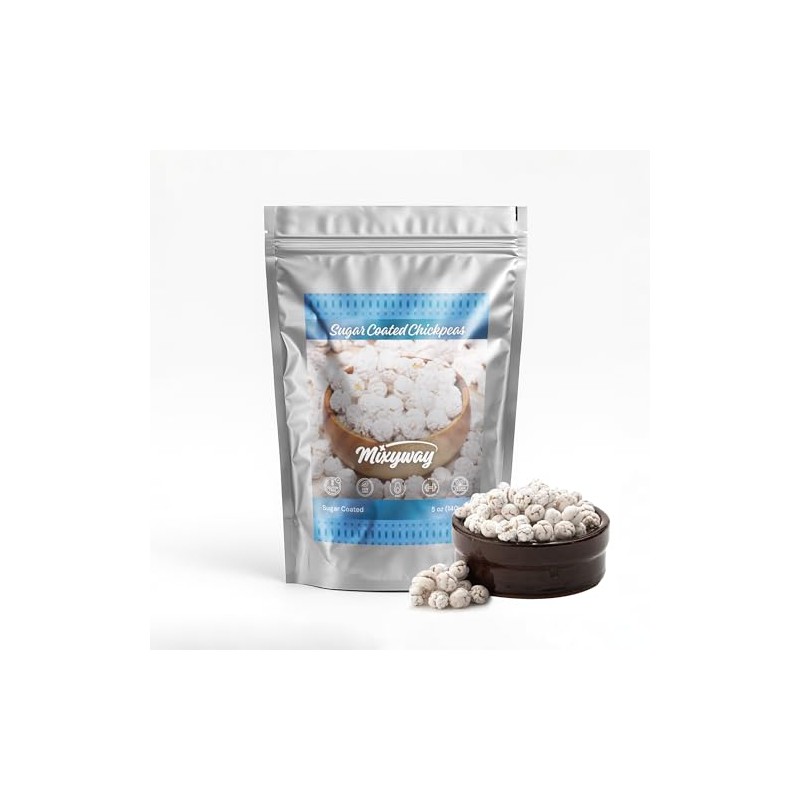 White Candy Chickpeas (Garbanzo Beans) Gourmet Snacks – 5 OZ