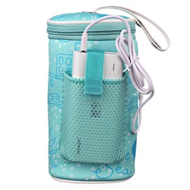 Baby Bottle Warmer Bag Portable USB Charging Baby Infant Bottle Heater Milk Warmer Feeding Nursing Bottle Insulated Bag Thermostat Bag