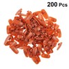 Solustre 200 Pieces Practice Finger Nails Fingernail Tips Removable for