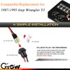 GSOWO 2 PCS Amber LED Side Marker Light for J-e-e-p