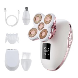 Electric Razors 5D Shaver 3-In-1 Women Legs Facial Bikini Hair Removal Trimmer