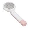 Pet Slicker Brush 2 in 1 Detangling Self Cleaning Floating