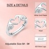 925 Sterling Silver Heart Claddagh Rings for Women Teen Girls,
