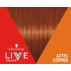 Schwarzkopf LIVE Colour Aztec Copper, Semi-permanent hair colour, lasts up