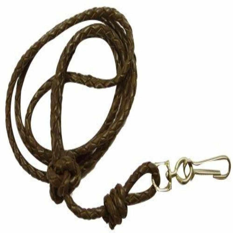 BISLEY PLAITED Leather Lanyards