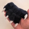 SCLMRO Kigurumi paws & Fursuit paws, kig Ver, Black Furry