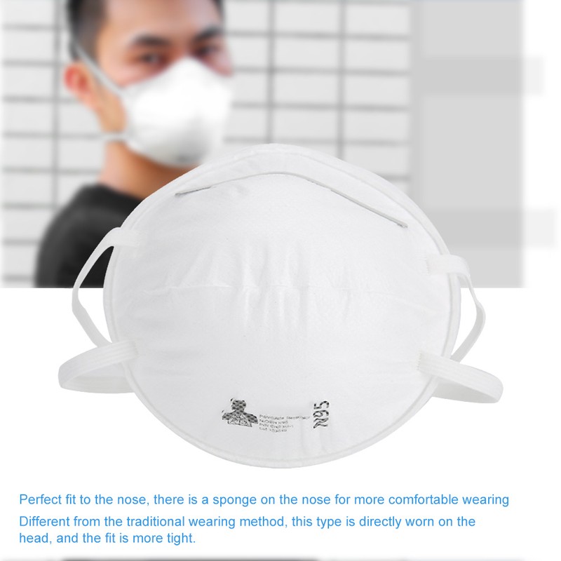 20pcs Disposable Mouth Muffle Dust Proof Air Filtering Isolation Non