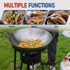 Outdoor Cooker with Iron Wok and Propane Burner, 54,000 BTU