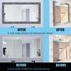 STAMINATE 32.8Ft Gray Wood Grain PVC Wallpaper Border, Removable Waterproof