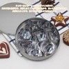 Cookie Molds, Set of 24, Stainless Steel, Heart, Star, Round,