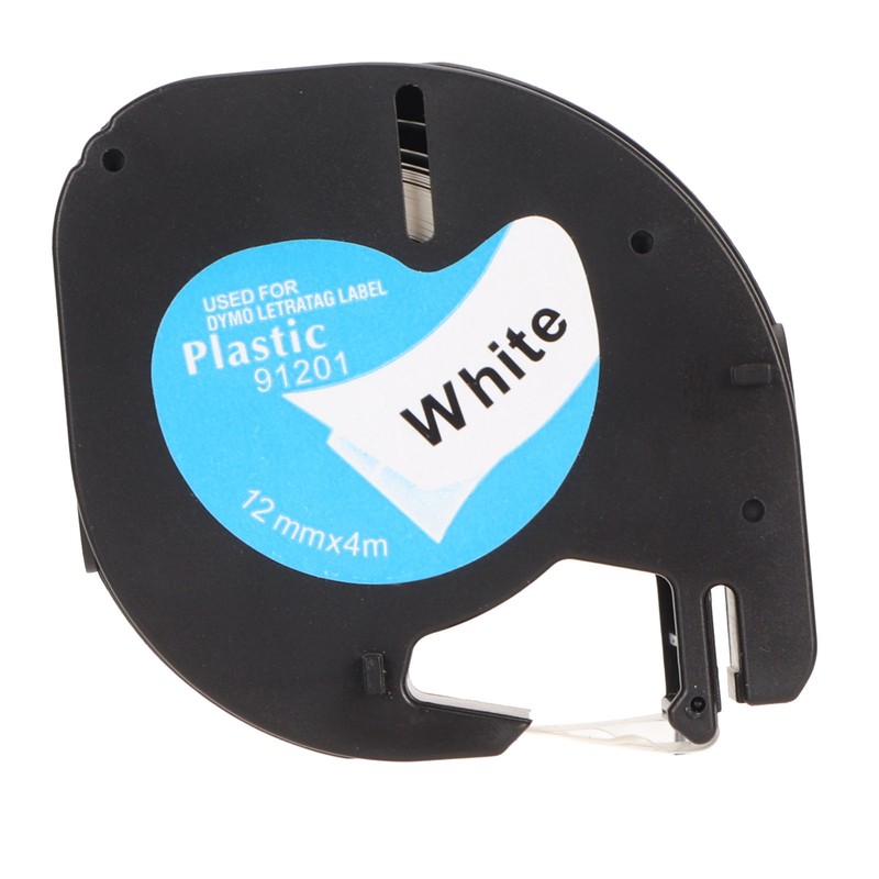 2Pcs Label Maker Tape 12mm Wide 13ft Long Waterproof Oil