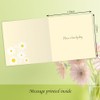 Birthday Card. Daisy design with Gold Foiled text. Card size