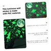 Generic Nursery Room Wall Sticker Set Glow Dark Stars and