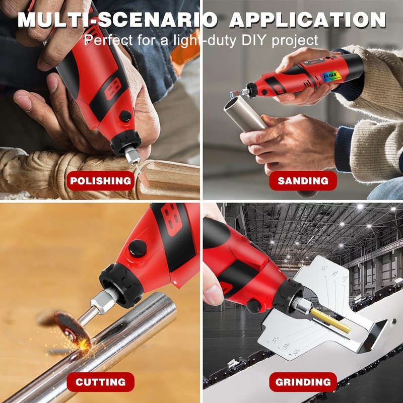 Electric Chainsaw Sharpener Kit - Cordless Chain Saw Sharpener Tool