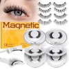 QUEWEL Magnetic-Eyelashes, 3D Natural Look Magnetic Lashes with Applicator No