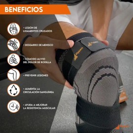 Rodillera Compresión Deportiva Ortopédica Corre Gym Crossfit                                                                                          