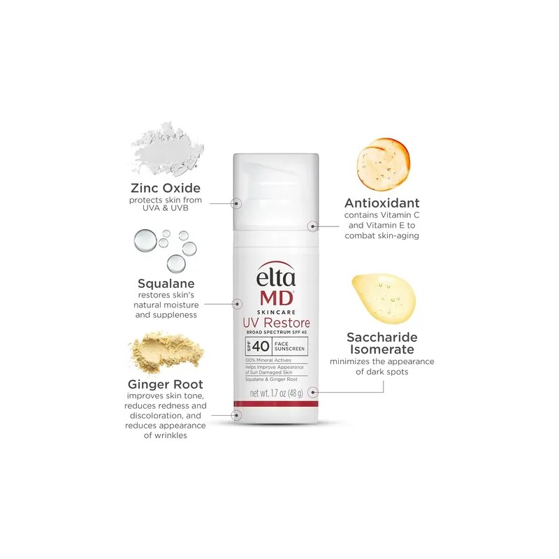 Elta Md Uv Restore Broad-spectrum Spf 40 48g Sfn