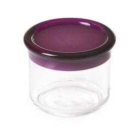 omada Trendy Food Container Clear Durable Storage Canister Seal Lid (Purple - 0.5 Litre)