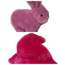Weighted stuffed animal, small bunny with 1 lb, Peep chick with 3 lbs, PLUSH RABBIT, Easter, washable plush buddy