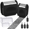 Nezyo 2 Pack Identity Protection Roller Stamp Identity Theft, Confidential,