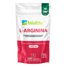💪🔥 Wellthy L-Arginina 1200mg | Energía, Resistencia & Circulación ❤️🏋️‍♂️