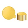 YYaaloa 3.15 Inch Mini Round Golden Cake Boards 200pcs Mousse
