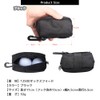 FUPUTWO Golf Ball Case, For 2 Pieces, Ball Pouch, Simple,