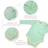 Jimonda Baby Bodysuit, 100% Organic Cotton Infant Long Sleeve Romper