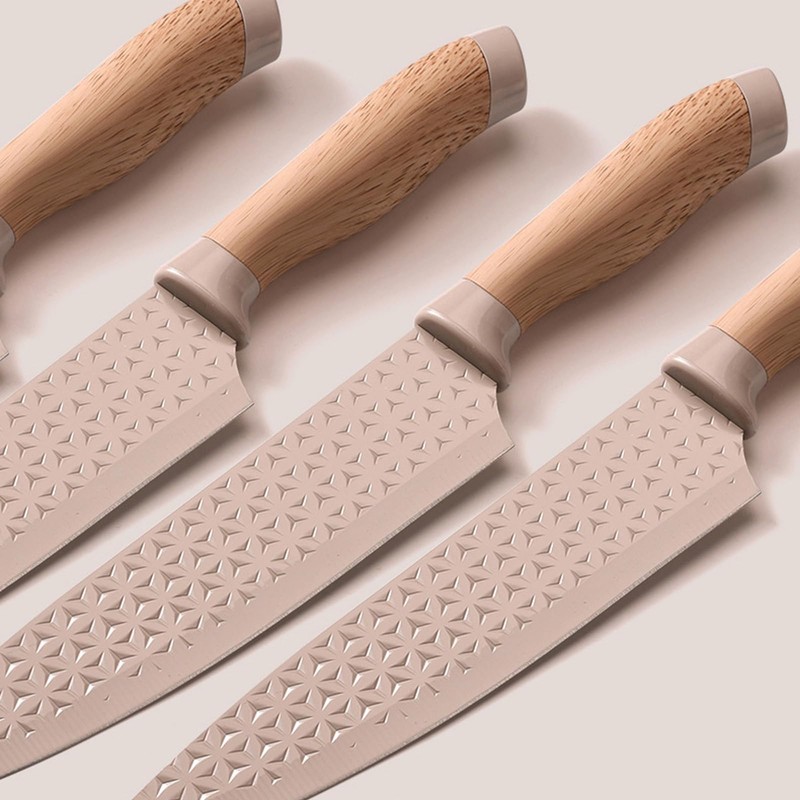 Knife Set, 6 Piece Chef Knife Set for Kitchen, Cooking