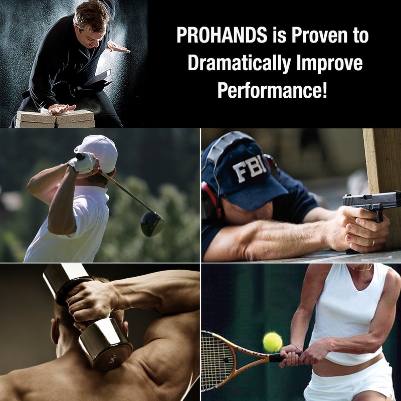 PROHANDS PRO Hand Exerciser, Finger Exerciser (Hand Grip Strengthener), Spring-Loaded,