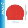 Sporti Latex Swim Cap (Red)