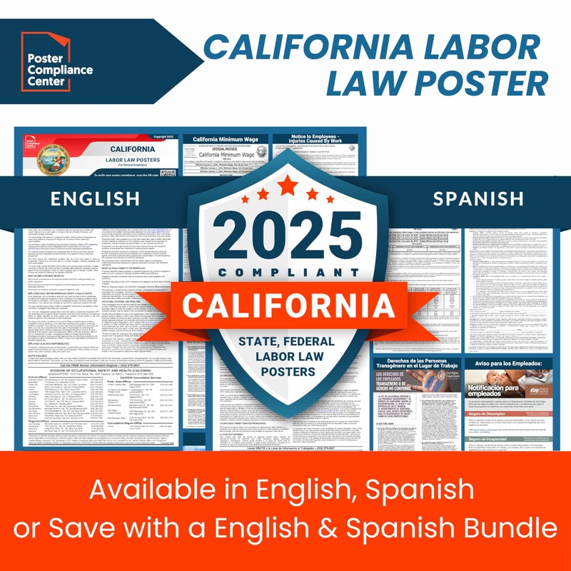 Labor Law Posters - California Labor Law Poster State, Federal,