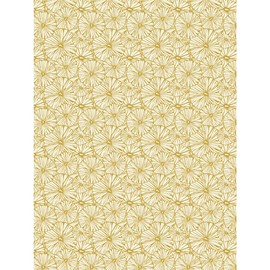 Décopatch Papier No. 790 Packung mit 20 Blätter (395 x 298 mm, ideal für Ihre Papmachés) goldene lotus blätter