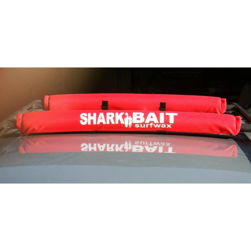 Sharkbaitsurfwax 30" SHARKBAIT AERO roof rack pads RED for 2
