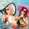 6 Pack Inflatable Cherry Drink Holder, LIYDE Drink Floaties Floating