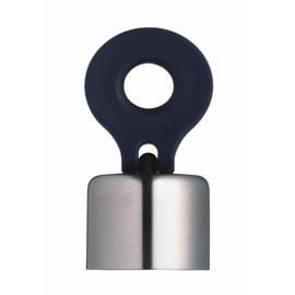 BarCraft Wine Bottle Stopper with Flip Top Ring Pull, Stainless Steel, 8.5 cm