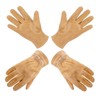 HANDLANDY Kids Genuine Leather Work Gloves for ages 3-11, Children