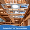 6 Pack New Construction Mounting Plate with Symmetric Round Hole